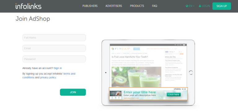 AdShop by Infolinks Review: Cheap way to reach targeted customers