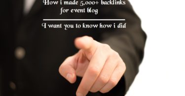 Backlinks for event blog,