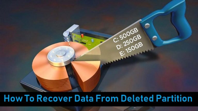 How To Recover Data From Deleted Partition – Step by Step Guide